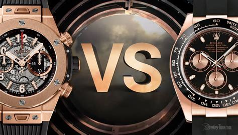 hublot vs rolex price|Rolex vs Hublot watch.